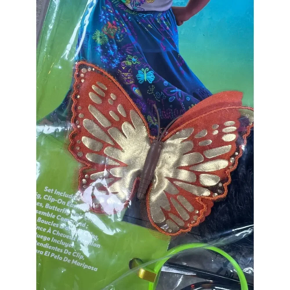 Disney Encanto Mirabel Accessory Set Wig Glasses Butterfly